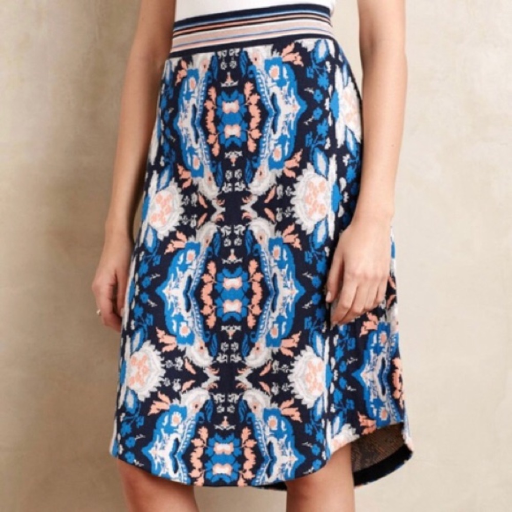 COPY - Anthropologie moth  sweater woven  skirt